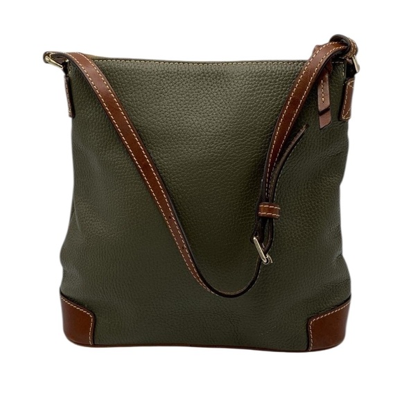 Dooney & Bourke Olive Green Pebble Grain Crossbody Bag - Picture 8 of 13